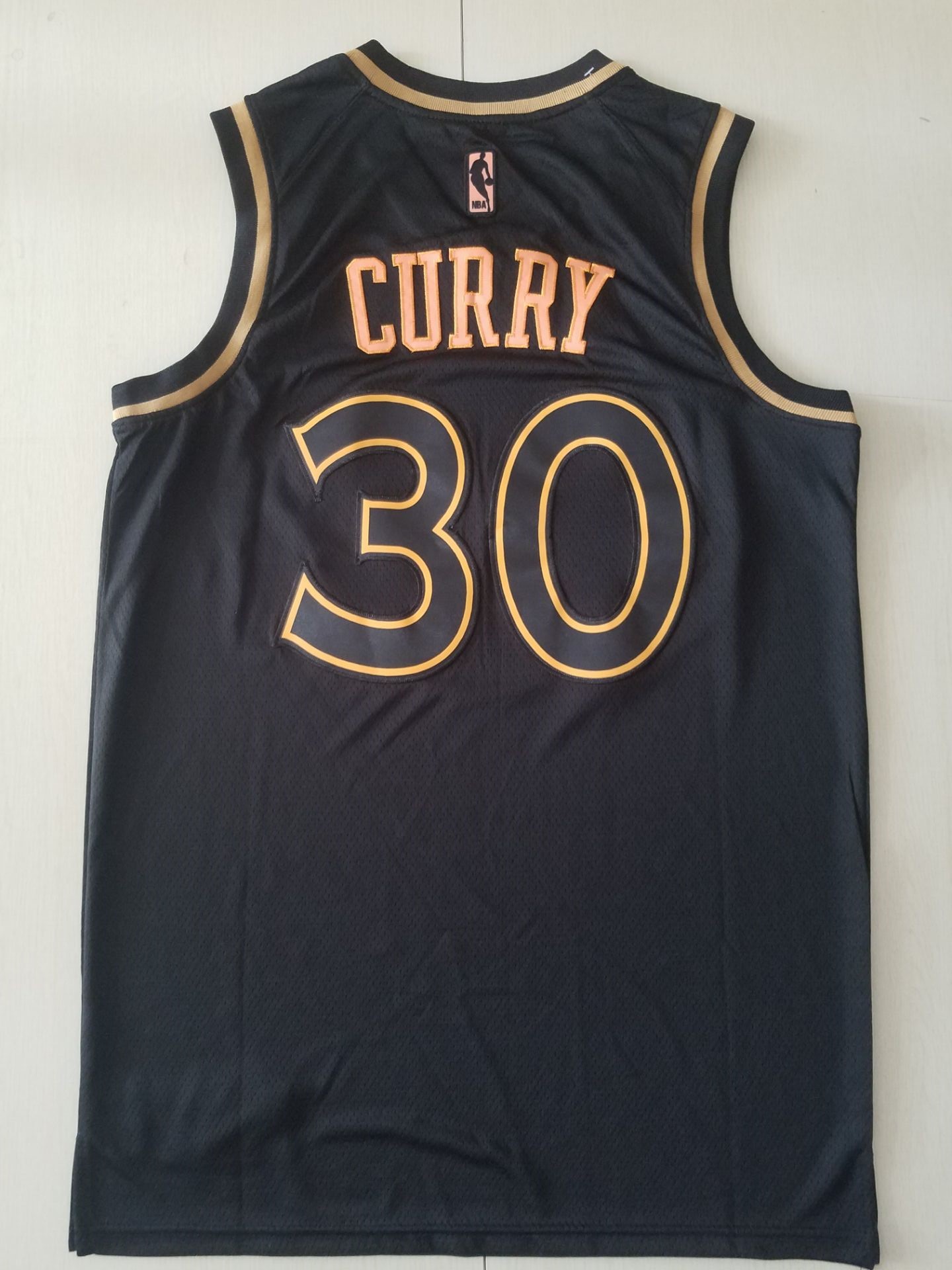 Youth Golden State Warriors #30 Curry black golden limited NBA Nike Jerseys